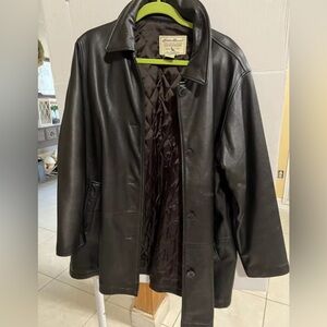 Eddie Bauer Black Leather Jacket